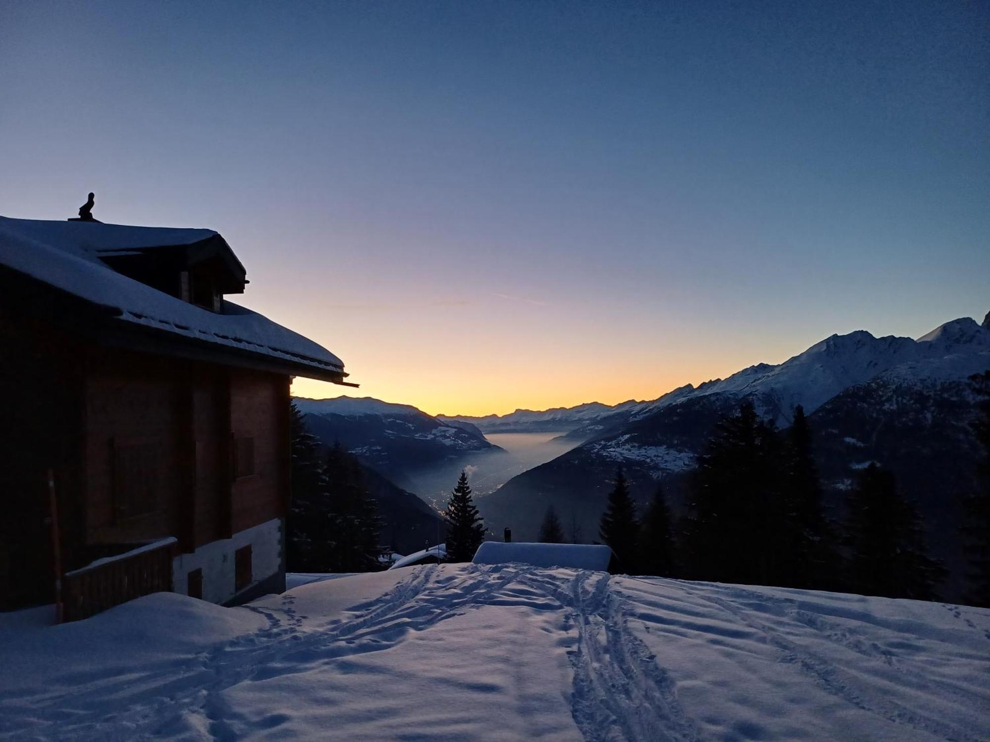 Chalet Bietschhorn Rosswald Termen Exteriör bild